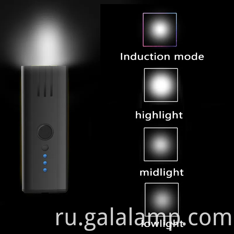 Конечный водонепроницаемый велосипедный рог и яркий светодиодный световой комбо